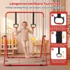 COSTWAY Drążek gimnastyczny dla dzieci, drążek z 4 Podgląd zdjęcia produktu 7