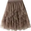 ASKSA Damen Tuellrock Kurzer Tuell Petticoat Unterrock High Produktbild-Vorschau 3