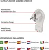 EMOS extraflacher Winkelstecker, flacher Produktbild-Vorschau 5