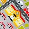 Kinderzimmerteppich rutschsicher mit Städtemuster in Grau Produktbild-Vorschau 6