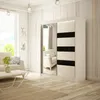 Kleiderschrank Lotus in modernes Stil 2x Schiebtüren 120 cm Produktbild-Vorschau 1