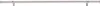 A silver extendable curtain rod with two hanging brackets. Produktbild-Vorschau