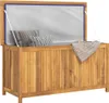 vidaXL Cassetta da giardino 114x50x58 cm in legno massiccio Anteprima dell’immagine prodotto 2