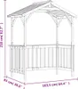 vidaXL Pavillon de barbecue en pin imprégné 163,5x93x210 cm Voir les images du produit 15