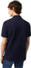 A man wearing a navy blue Lacoste polo shirt, viewed from the back. Produktbild-Vorschau