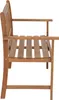 2-Sitzer-Holzbank Borkum, Maße: ca. 109 x 86 x 58 cm Produktbild-Vorschau 2