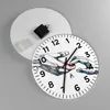 Wanduhr - Rund - Glasuhr - Surrealismus Hände Hilfe - Produktbild-Vorschau 2