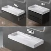 doporro Lavabo Suspendu avec Bonde Vasque à Poser Blanc Voir les images du produit 4