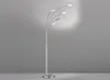 Fischer & Honsel LED Bogenstehlampe DENT Silber 225cm Produktbild-Vorschau 3