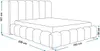 Polsterbett 160x200 Pearl mit Bettkasten - Doppelbett, Produktbild-Vorschau 4