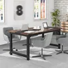 A modern home office setup with a large desk and chairs. Podgląd zdjęcia produktu