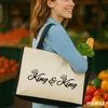 Huuraa Jutetasche King Paar Krone 21 Liter Black Jute und Produktbild-Vorschau 2