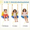 Babyschaukel 3 in 1 Kinderschaukel verstellbar Schaukelsitz Produktbild-Vorschau 4