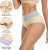 ASKSA Unterhosen Damen 6er Pack Baumwolle Unterwäsche Hohe Produktbild-Vorschau 3