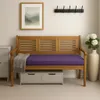 Bankkissen 100×60×7 cm Violett – Sitzkissen für Gartenbank Produktbild-Vorschau 3