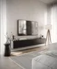 Selsey Bemmi – wisząca półka pod telewizor, czarna, 200 cm Podgląd zdjęcia produktu 3