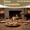 LS-LebenStil XXL Servierplatte Drehteller Akazie 40cm Produktbild-Vorschau 4