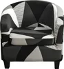 2 kusy krytů na židle Club Chair Covers, Stretch Printed Náhled obrázku produktu 1