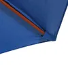 vidaXL Ombrellone con asta in legno 300x258 cm Blu Anteprima dell’immagine prodotto 2