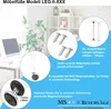 4er Set Möbelstützen Weiß Möbelbeine Höhe 100mm Möbelfüße Produktbild-Vorschau 3