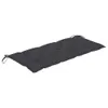 vidaXL Banc de jardin pliable avec support 118 cm bambou Voir les images du produit 4