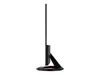 Side view of a black computer monitor on a stand. Produktbild-Vorschau