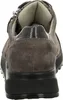 The image shows the back view of a gray sneaker with a black sole. Produktbild-Vorschau