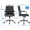 Yaheetech Bürostuhl ergonomischer Schreibtischstuhl, Produktbild-Vorschau 6