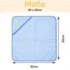 Baby Kapuzenhandtuch 80x80cm aus 100% Baumwolle - Weiches Produktbild-Vorschau 2