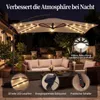 Parasol COSTWAY 250 cm z podstawą, oświetleniem LED i Podgląd zdjęcia produktu 5