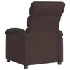 vidaXL Relaxsessel Elektrisch Dunkelbraun Stoff Produktbild-Vorschau 5