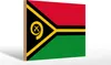 Holzschild Flagge Vanuatus 30x20cm Flag of Vanuatu Produktbild-Vorschau 2