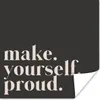 MuchoWow® Poster Zitate - Mach dich stolz - Selbstliebe - Produktbild-Vorschau 1
