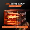VEVOR Kommerzieller Pizzaofen Backofen 2-lagig 356 mm, Produktbild-Vorschau 3