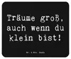Mr. & Mrs. Panda Mousepad Spruch Alleine schlafen lernen - Produktbild-Vorschau 1
