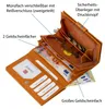 JENNIFER JONES  Damen Geldbörse Portemonnaie Cognac (1103) Produktbild-Vorschau 6