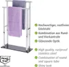 WENKO LAVA Handtuch Halter Edelstahl Kleider Ständer Produktbild-Vorschau 2