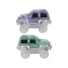 Cleverclixx 2x Rennbahnauto Lila & Grün 2er Set Race Track Produktbild-Vorschau 1