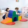 HOMCOM Sada 7 kusů pěnových stavebnicových kostek pro děti Náhled obrázku produktu 2