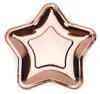 Sternteller, Roségold, 18cm, 6St. Produktbild-Vorschau 6