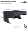 osoltus Mähroboter-Garage mit Pflanzdach Anthrazit L 70cm x Produktbild-Vorschau 3