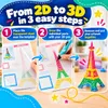 Fits4Kids Szablony do długopisu 3D, książka 2026 z 44 Podgląd zdjęcia produktu 3