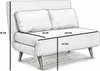 Bronx71 Schlafsofa 1,5-Sitzer Kristian  cognac Produktbild-Vorschau 3