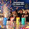 4 bombe da tavolo party poppers Capodanno, fuochi Anteprima dell’immagine prodotto 2