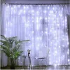 3X2M LED Lichtervorhang USB Lichterkette mit 8 Lichtmodi Produktbild-Vorschau 4
