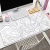 Gaming-Mauspad mit genähten Kanten, 90x40cm, Weiß Produktbild-Vorschau 4