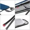 A collage of four close-up images showing different parts of an ironing board. Produktbild-Vorschau