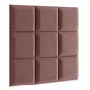 Pannello imbottito quadrato 40cm x 40cm Marrone rosa Anteprima dell’immagine prodotto 4