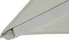 A close-up view of the corner of a light grey awning, showing the fabric and metal frame. Produktbild-Vorschau