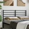 vidaXL Kopfteil Metall Schwarz 120 cm -  Kopf- & Fußenden Produktbild-Vorschau 2